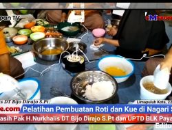 H.Nurkhalis DT Bijo Dirajo Bersama UPTD BLK Payakumbuh Gelar Pelatihan Pembuatan Roti dan Kue di Nagari Sitanang
