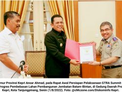 Pemprov, BPN dan Kejati Kepri Bahas GTRA Summit 2023 dan Jembatan Batam-Bintan