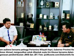 Ansar Ahmad Temui Petinggi Pertamina Wilayah Kepri: Bahas Pengawasan JBT dan JBKB