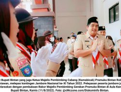 Jambore Nasional Ke-XI 2022: Kwarcab Bintan Utus 30 Orang