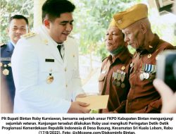 Roby Kurniawan Kunjungi Veteran: Mohon Doakan Kami, agar Bisa Lanjutkan ‘Perjuangan’ Membangun Daerah