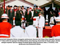 Perdana, Upacara HUT RI Digelar Pemkab Bintan di Lapangan Sri Bintan Buana Busung