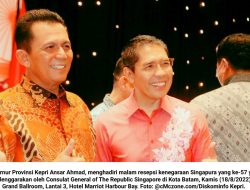 Hadiri Resepsi Hari Kebangsaan Singapura Ke-57, Ansar Ahmad Tegaskan Komitmen Kerja Sama