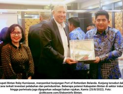 Port of Rotterdam Belanda akan Investasi Pelabuhan dan Perindustrian di Bintan