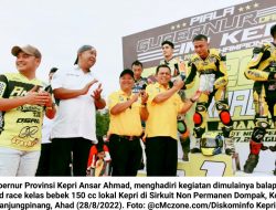 Ansar Ahmad Buka Kejuaraan Balap Motor Piala Gubernur dan IMI Kepri