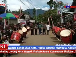 Wakil Bupati Limapuluh Kota Hadiri Wisuda Tahfidz dan Khatam Al-Qur’an di Nagari Situjuah Batua
