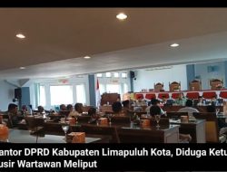 Ketua Dprd Limapuluh Kota Usir Wartawan Yang Datang Meliput Hearing Dengan Perwanaliko