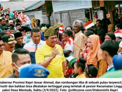 Ansar Ahmad, Gubernur Kepri yang Pertama Berkunjung ke Desa Mentuda…