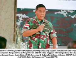 Korem 033/WP Gelar Komsos: Bersatu Membangun Bangsa dalam Bingkai NKRI