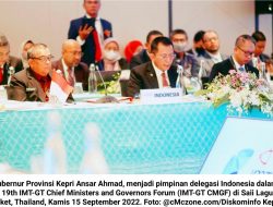 The 19th IMT-GT CMGF: Ansar Ahmad Dorong Peningkatan Peran Pemda dalam IMT-GT…