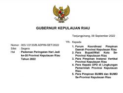 Hari Jadi Kepri Ke-20: Ansar Ahmad Instruksikan Berbaju Kurung Melayu Lengkap…