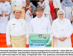 Di Hari Jadi Kepri Ke-20, Desa Kampung Hilir Dinobatkan sebagai Desa Terbaik Se-Kepri 2022…