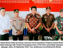 Roby Kurniawan bersama FKPD Bintan Tinjau Persiapan Pilkades: Siapapun yang Terpilih, Kita Dukung…