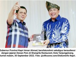 Gubernur Kepri-Dewan Pers Bahas IKP 2023…
