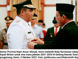 Dilantik Gubernur Kepri, Roby Kurniawan Resmi sebagai Bupati Bintan…