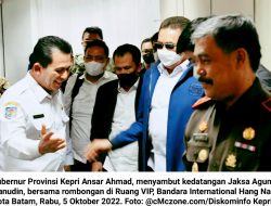 Ansar Ahmad Sambut Kunjungan Kerja Jaksa Agung di Kepri…