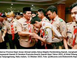 Ansar Ahmad Buka Musda IV Gerakan Pramuka Kwarda Kepri 2022: Pramuka Punya Tanggung Jawab ‘Change of Behaviour’…