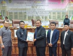 DPRD Kabupaten Rokan Hilir Bersama Pemerintah Daerah Gelar Rapat Paripurna Bahas Laporan Hasil Kerja