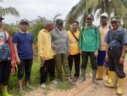 Tinggal Selangkah Persoalan Tapal Batas Antara Suak Temanggung dan Pedamaran Bakal Clear di Tapem Rohil.
