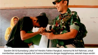 Arif Rahman Pelajar Penjual Camilan di Sumedang Panik Didatangi Tentara…
