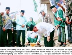 Ansar Ahmad Groundbreaking Pembangunan Pondok Pesantren Hasyim Asy’ari Batam…