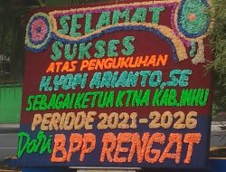 H. Yopi Arianto, SE. Resmi Dilantik dan Dikukuhkan Oleh Sekda INHU Masa Bakti 2021-2026, di Gedung Dang Purnama Rengat