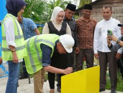 Resmikan SPAM oleh Bupati Rohil , semoga penyediaan air bersih merata di kabupaten Rokan hilir.
