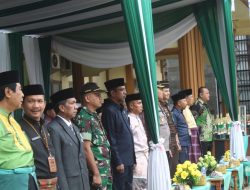 Pasiops Kodim 042 Sarko Hadiri Upacara Dirgahayu Hari Amal Bakti Kementrian Agama RI ke-77