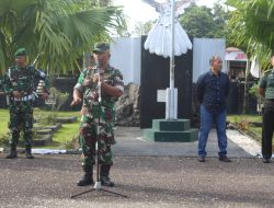 Cegah Pelanggaran, Kodim 0420 Sarko Gelar Apel Kendaraan Roda Dua