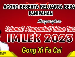 Kemeriahan Perayaan Imlek panipahan di penuhi dengan lampion di sepanjang jalan.