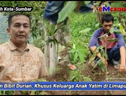 Bacaleg Nasdem Sumbar, Eko Wahyudi Bagikan BLD Musangking RKN di Solok Bio-Bio