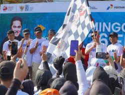 Lepas Jalan Sehat Bersama BUMN , Bupati apresiasi antuasias masyarakat penting nya kesehatan.