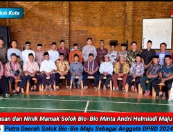 Rajo Kelarasan dan Ninik Mamak Solok Bio-Bio Minta Andri Helmiadi Maju Pileg 2024