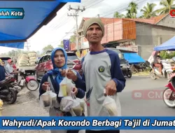 Dunsanak Eko Wahyudi DEWAku Berbagi Ta’jil di Tanjung Pati