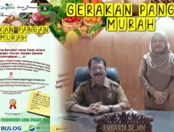 Pemkab Lima Puluh Kota Gelar Gerakan Pangan Murah (GPM) di 3 Tempat Pada Bulan Desember