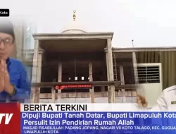 Dipuji Bupati Tanah Datar, Bupati Limapuluh Kota “Persulit” Izin Pendirian Rumah Allah di Padang Jopang