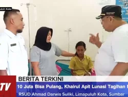 Luar biasa, Khairul Apit Lunasi Tagihan Pasien Usus Buntu Asal Mudiak Liki