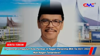 Salah Obat! Pemkab Limapuluh Kota Minta Wali Nagari Penerima BKK TA 2021 Kembalikan Sisanya