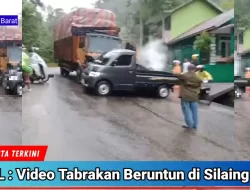 FULL : Video Tabrakan Beruntun di Silaiang Sumbar, Satu Sepeda Motor Terjepit