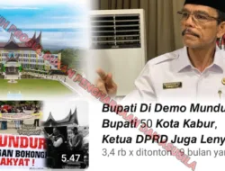 Bapak Bupati Safaruddin “Kami” Tuntut Progul Bukan Penghargaan dan Bukan Asusila