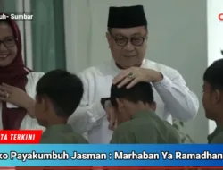 Pj Wako Payakumbuh Jasman Lantunkan Marhaban Ya Ramadhan Bersama Anak-Anak Yatim Piatu