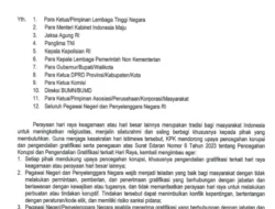 KPK Tegaskan Pencegahan Korupsi di Hari Raya Besar
