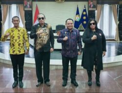 Pj Gubernur Sultra Sambut Kedatangan Ketua Presidium FPII di Bumi Anoa