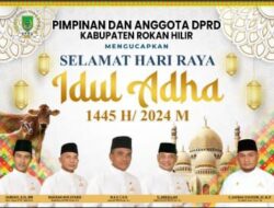 DLH Rohil Laksanakan Penyembelihan Hewan Kurban Idul Adha 1445 H Sebanyak 7 Ekor