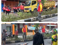 Dalam Rangka Mendukung Dan Mensukseskan Perayaan Ivent Nasional Ritual Bakar Tongkang 2024, Kadis LH Rohil Suwandi Turun Langsung Bersih Bersih Kota Bagansiapiapi.