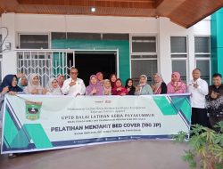 Pelatihan Menjahit Bed Cover di Nagari Simpuruik Resmi Dibuka BLK Payakumbuh