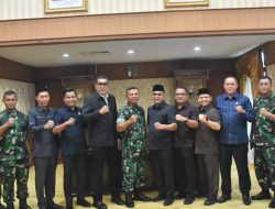 Danrem 031/Wira Bima Lakukan Silaturahmi dengan Ketua dan Wakil Ketua DPRD yang Baru Dilantik.