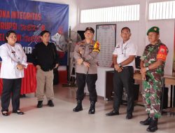 Kapolres Siak Bersama Forkopimda, KPU dan Bawaslu Lakukan Pengecekan Kesiapan TPS Khusus di Rutan Kelas II B Siak.