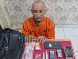 Tim Opsnal Satres Narkoba Polres Siak Bekuk Seorang Pria Paruh Baya Diduga Pengedar Narkotika