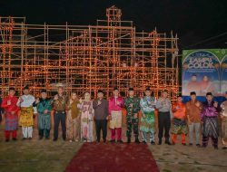Meriahkan MTQ Kab. Bengkalis Ke-49, Bupati Bengkalis Buka Pagelaran Lampu Colok